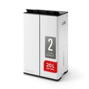 Stadler Form Lukas Dehumidifier 20L, Auto Mode, 24 Hours Dehumidification for Large Rooms up to 70 m², Optional Air Purification, WiFi Control, Quick Laundry Drying Mode, Silent, 2 Years Warranty