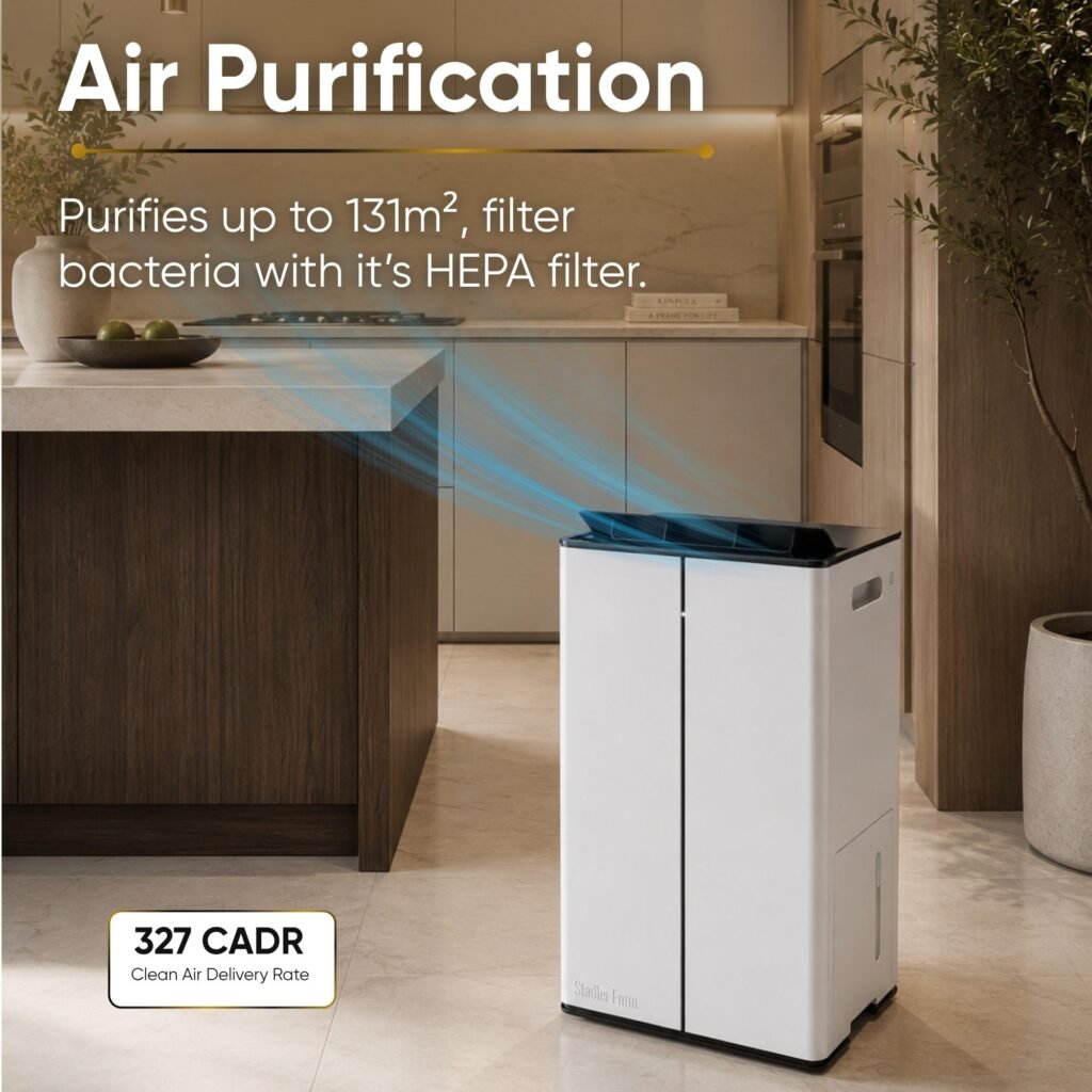 Stadler Form Lukas Pro 50L Dehumidifier & Air Purifier – product image 4