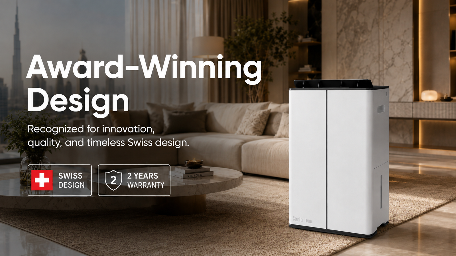 Lukas: The 20L Dehumidifier & Air Purifier for UAE Apartments